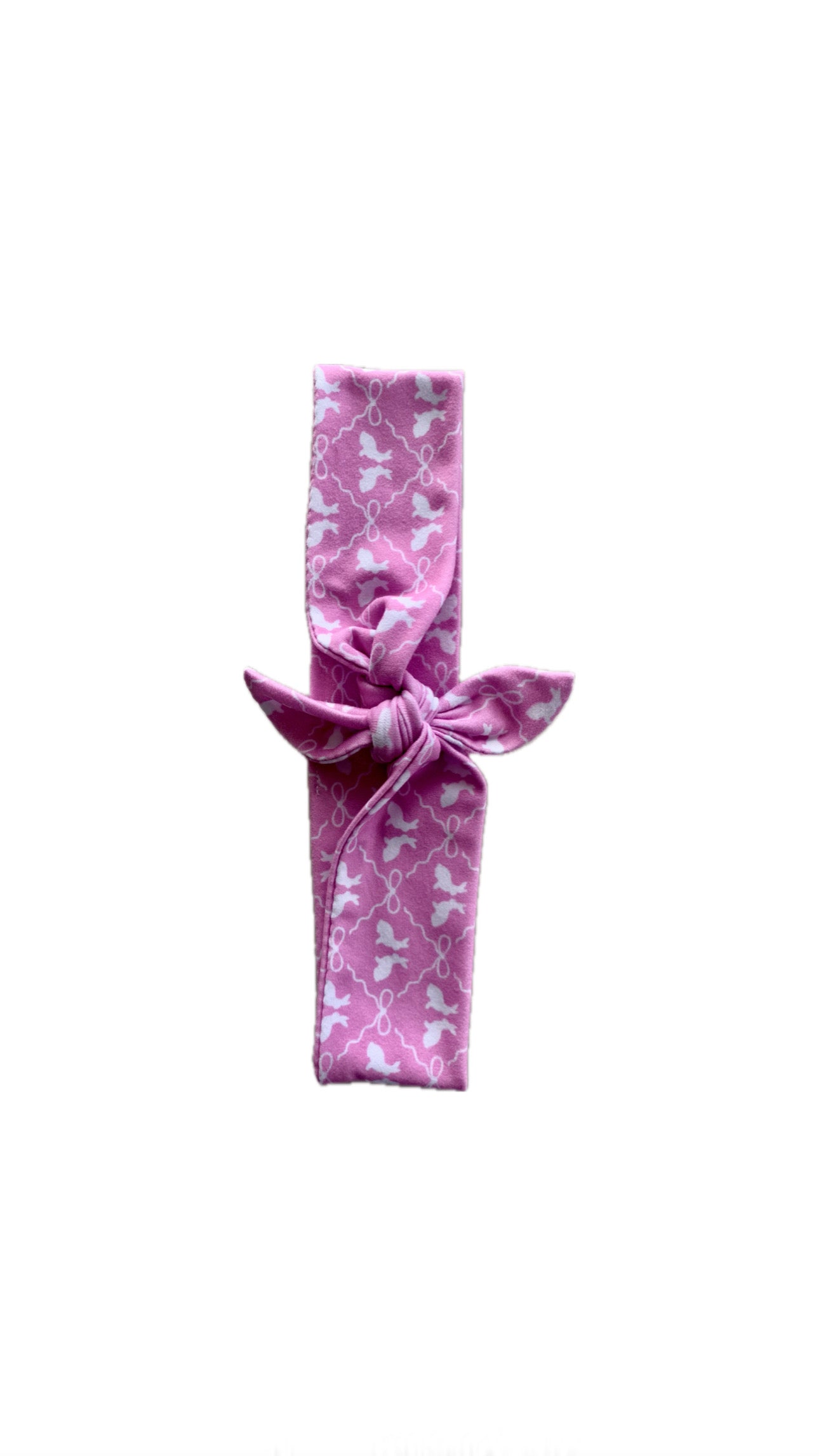 Pink Bunny Bows Tie