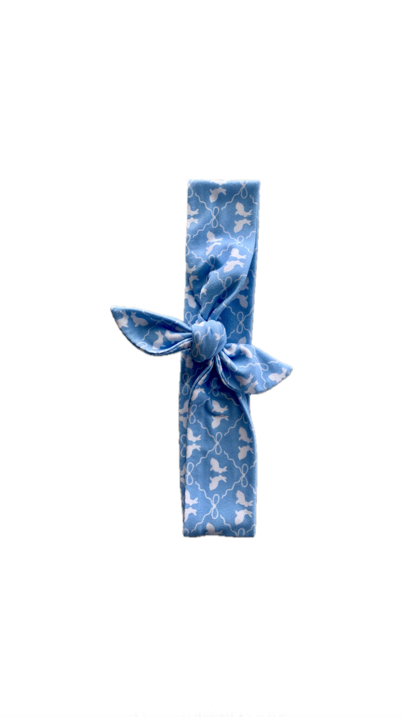 Blue Bunny Bows Tie