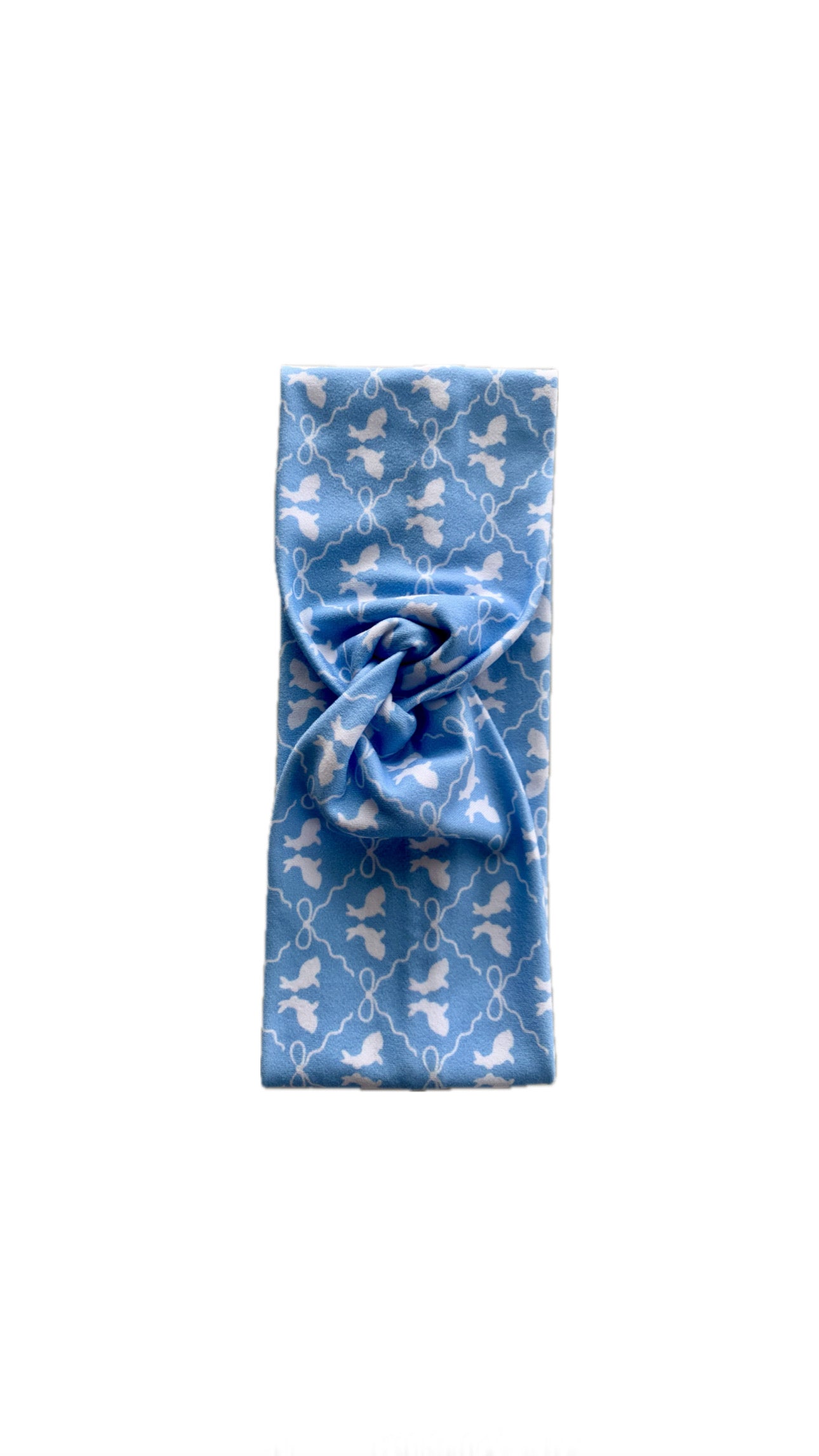 Toddler Blue Bunny Bows Twist