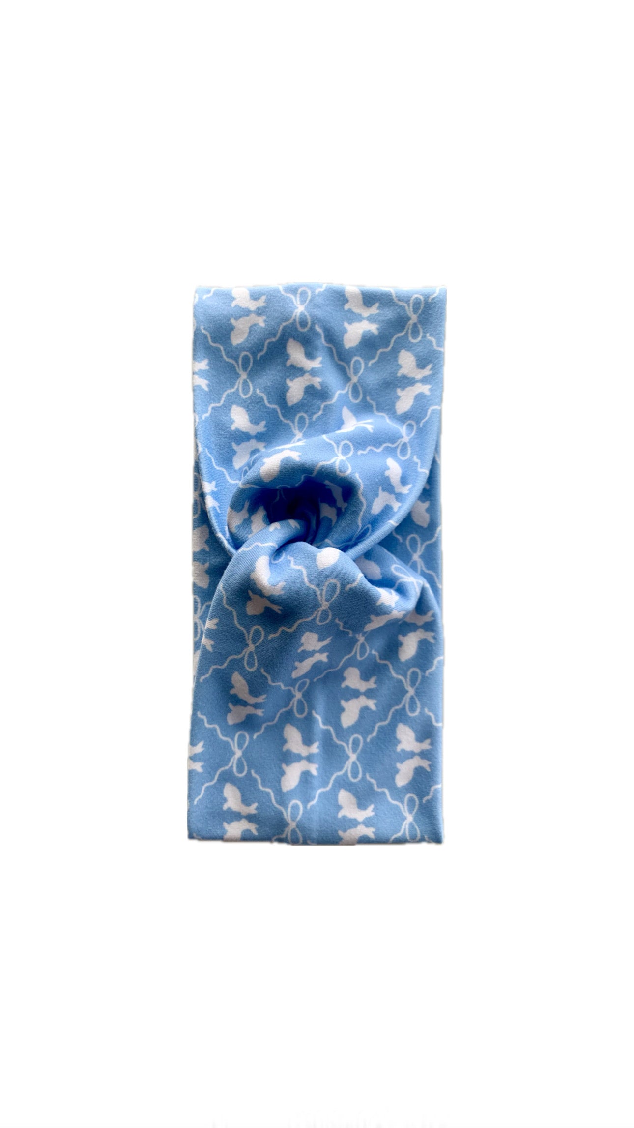 Baby Blue Bunny Bows Twist