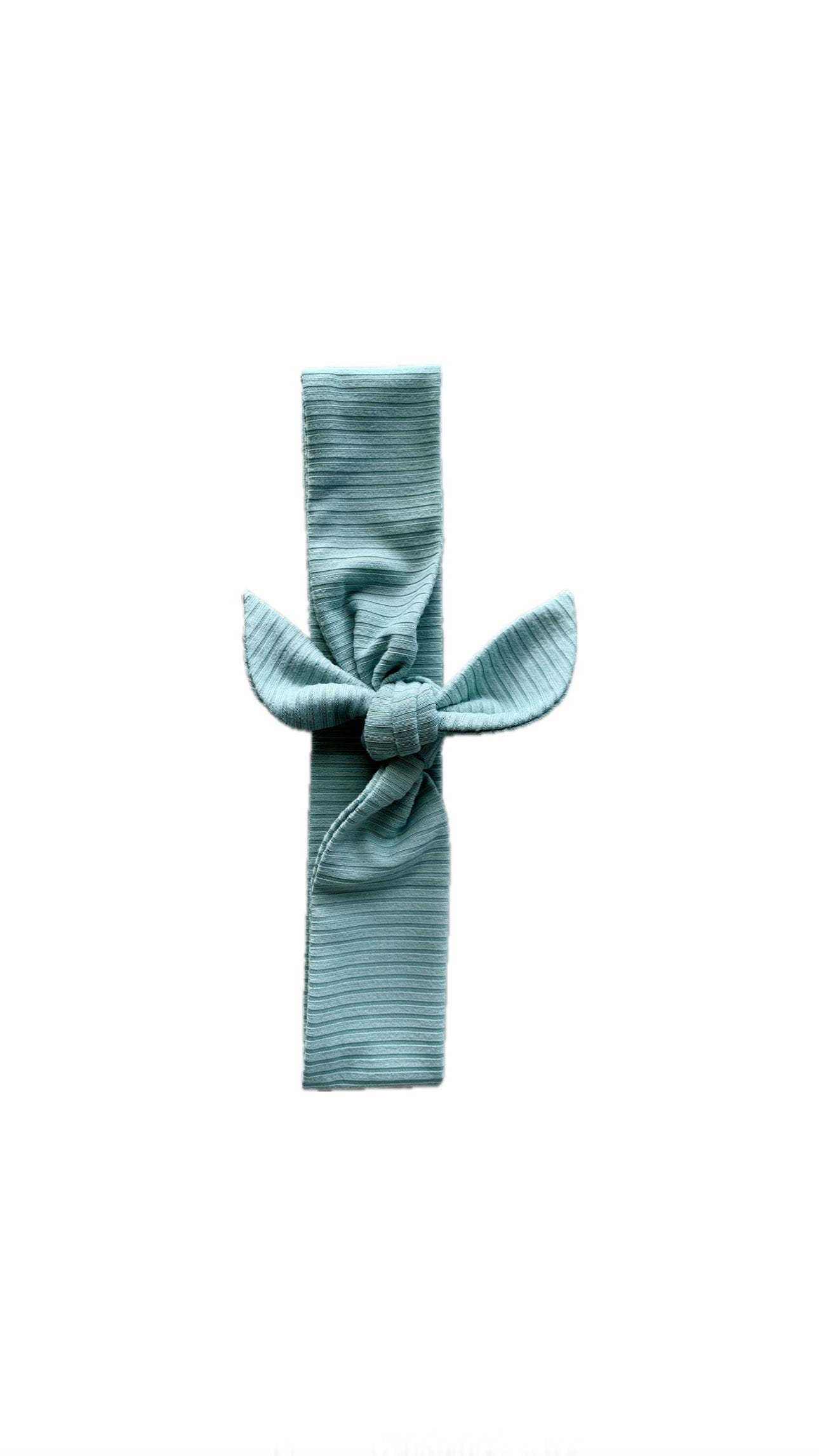 Ribbed Seafoam Tie