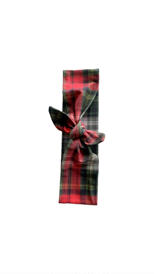 Christmas Plaid Wide Tie