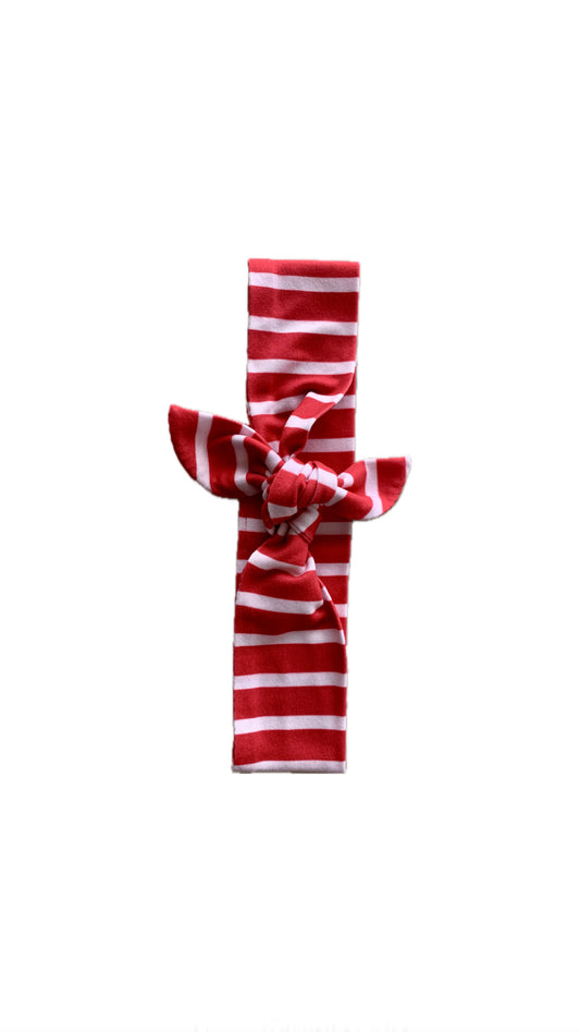 Red & White Stripe Tie