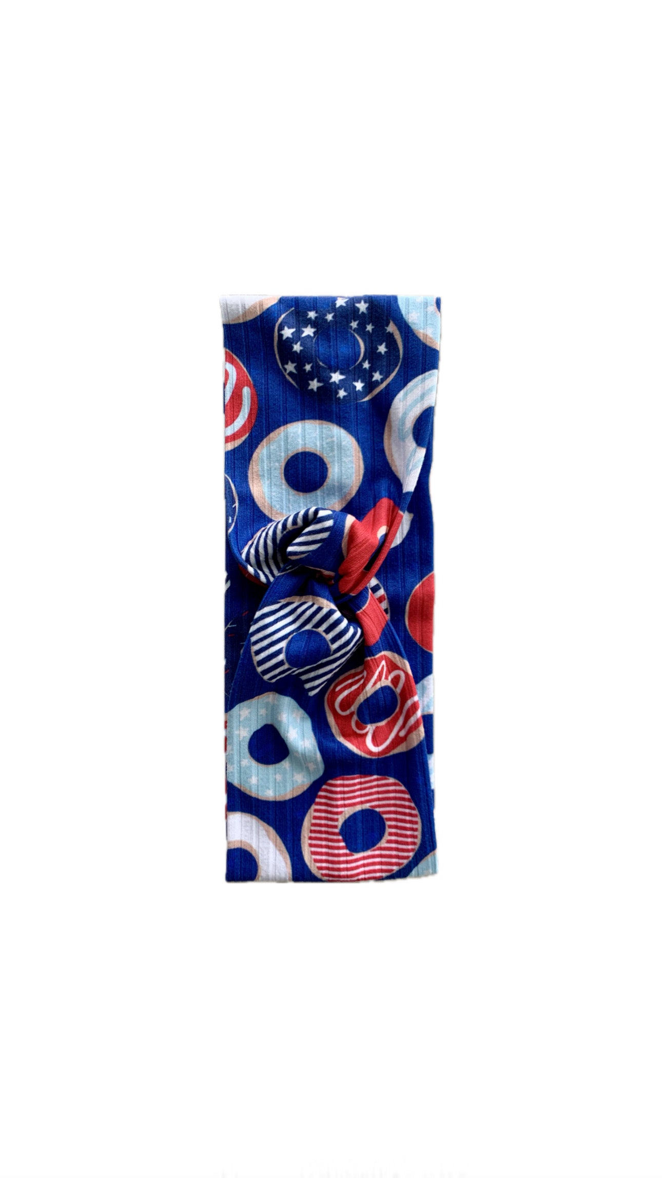 Ribbed Patriotic Donuts Narrow Twist