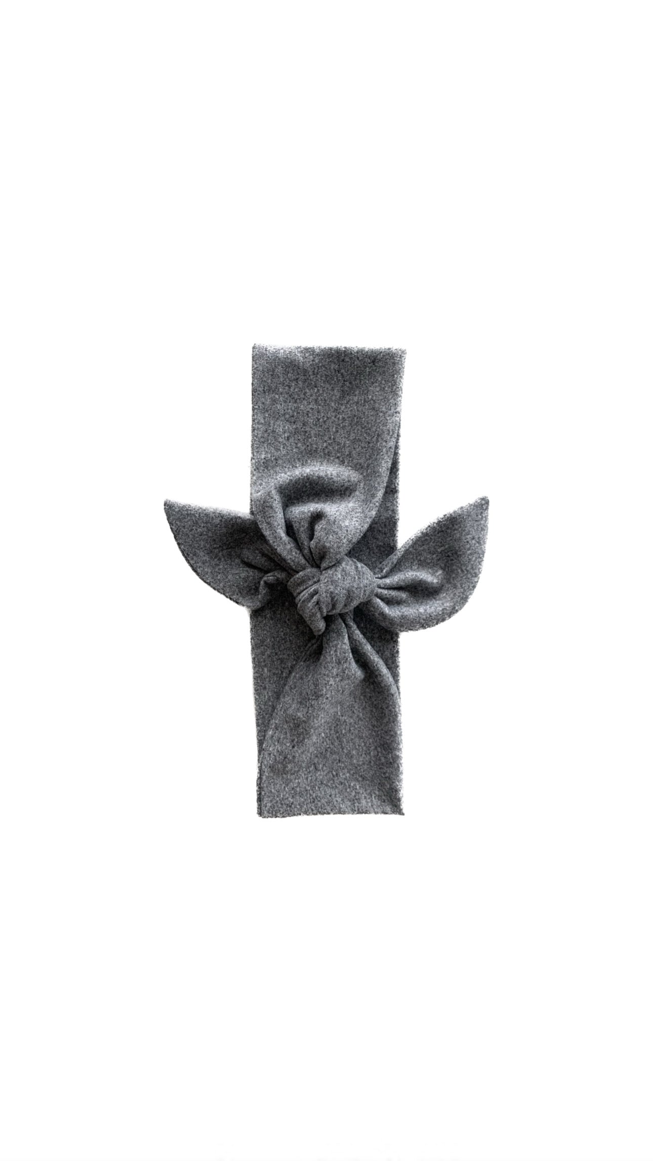 Heather Gray Wide Tie